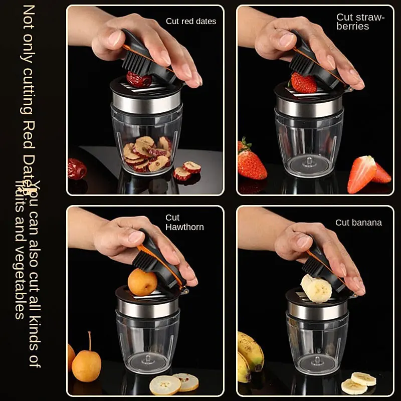 Harvey-Mini coupe-fruits en acier inoxydable