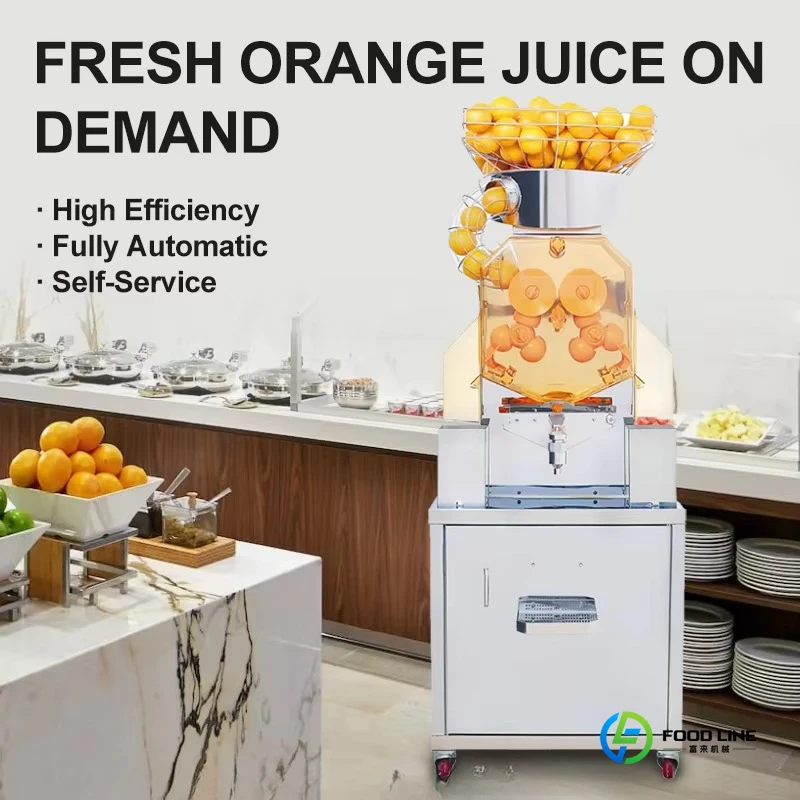 Machine automatique de fabrication de jus d'orange avec robinet : extracteur d'agrumes commercial efficace pour la fraîcheur