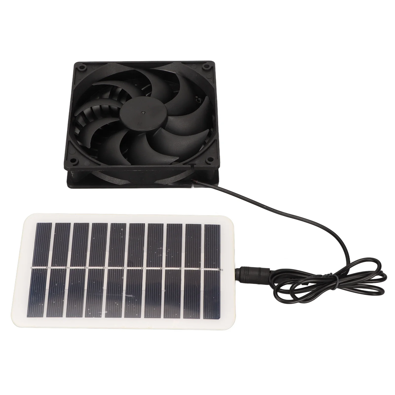 Ventilateur d'extraction de panneau d'énergie solaire 3W, économie d'énergie, élimination des odeurs, extracteur d'air Portable à énergie solaire pour maisons d'animaux domestiques, camping-car