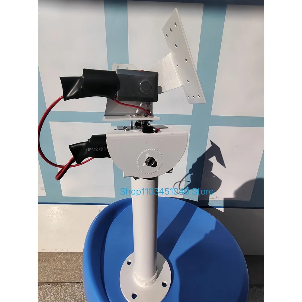 Suivi solaire DC double axe cardan tout en métal axe X axe Y surveillance Robot charge lourde et couple élevé