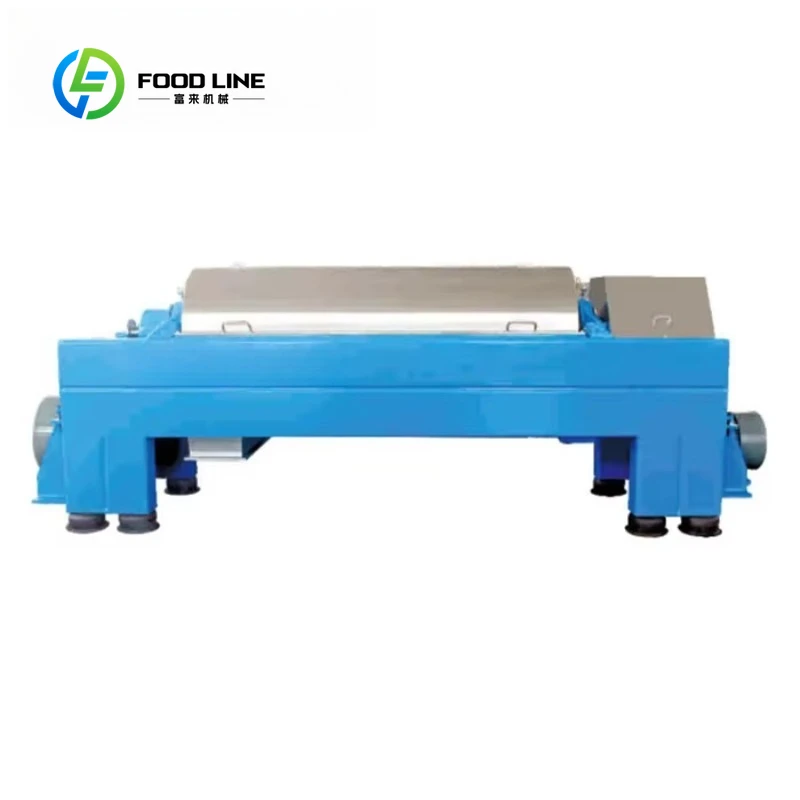 Centrifugeuse décanteuse triphasée personnalisée pour l'extraction de jus de fruits
