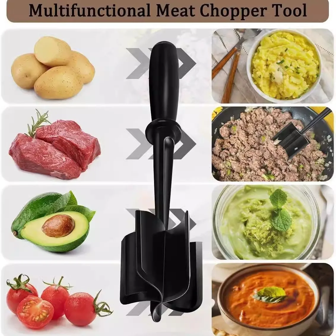 Hachoir à viande résistant à la chaleur