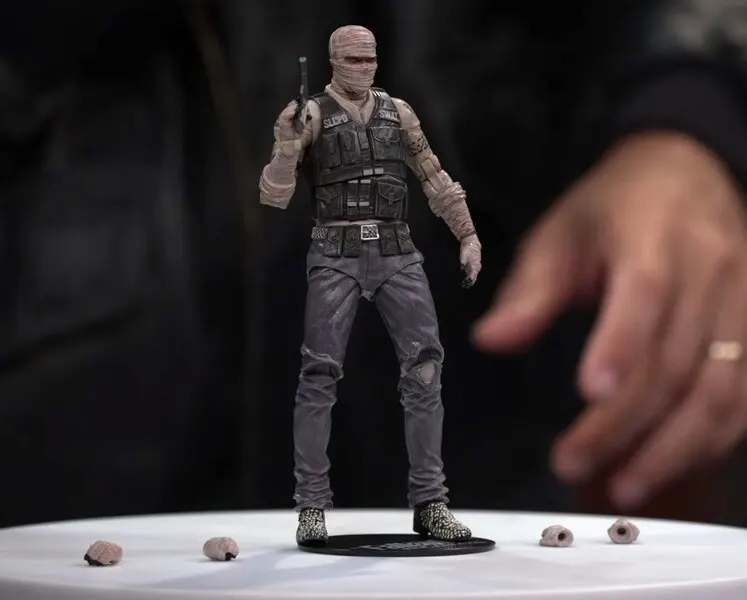 Figurine d'action Mcfarlane Toys Mcfarlane Gaming Edition 7 pouces Fallout Wv1 - Joshua Graham (Fallout New Vegas) Modèle de poupée Kit de garage