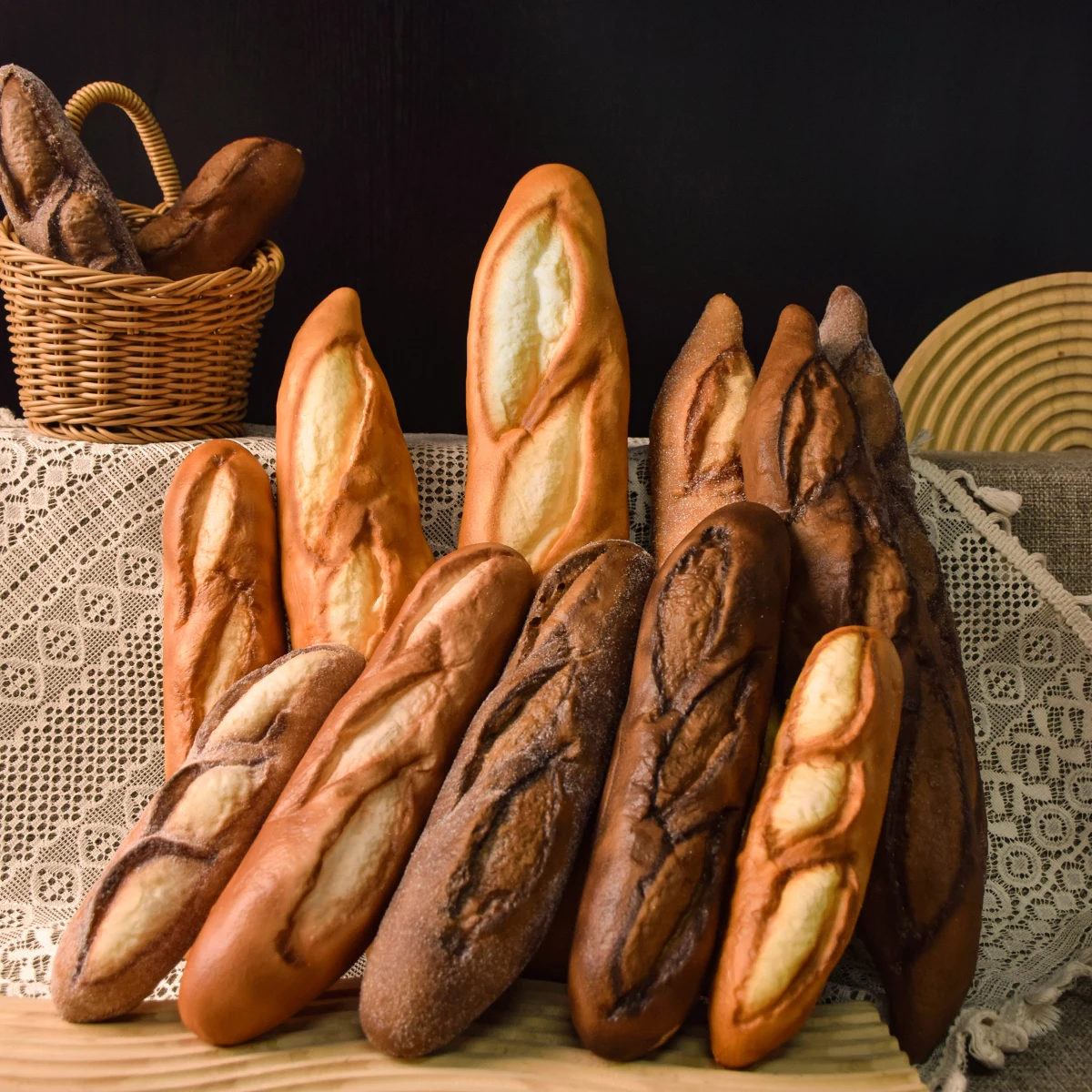1 pièce Modèle alimentaire réaliste de pain de mie