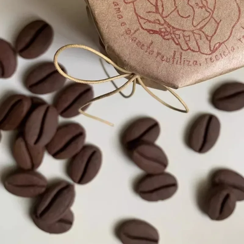 Mignon Mini grain de café Cookie gaufrage timbre dessin animé cadeau