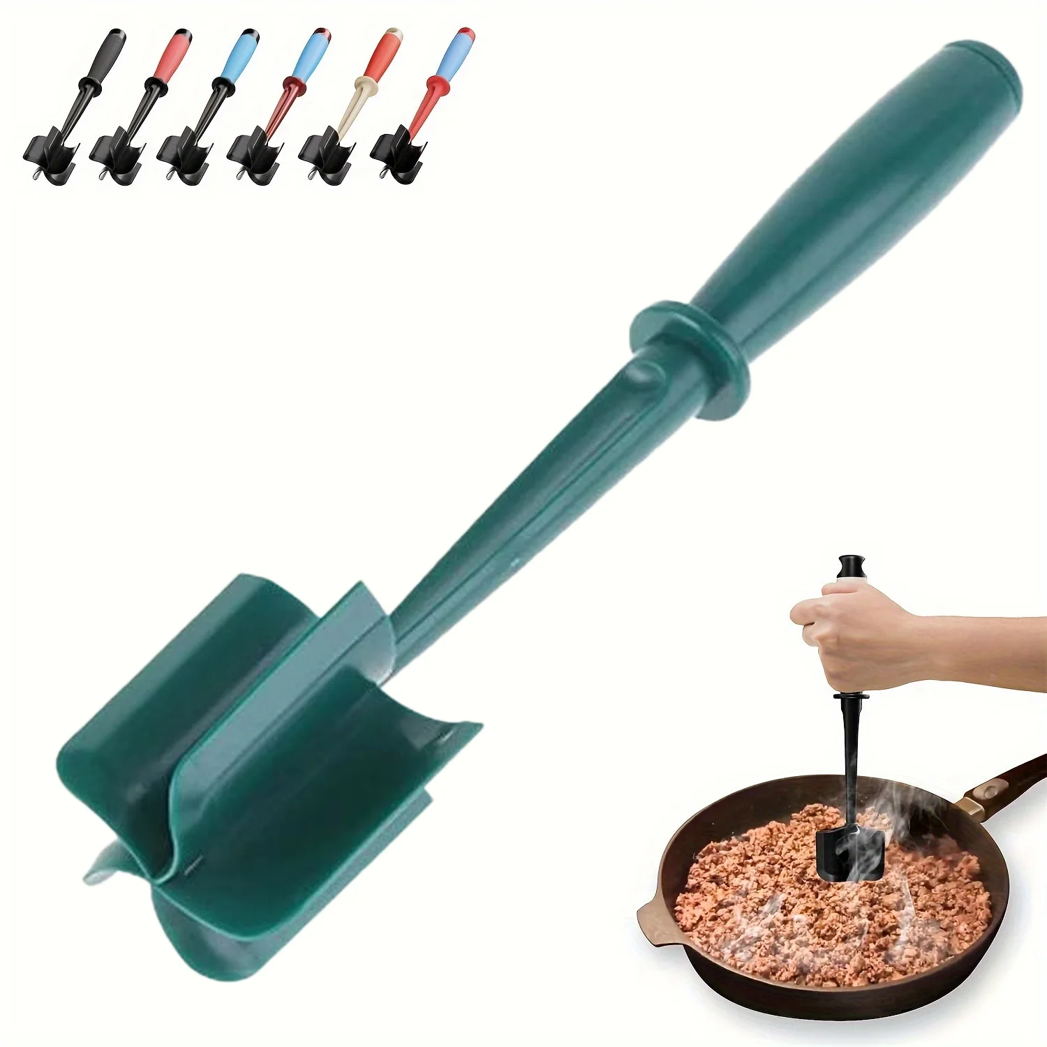 Hachoir à viande et broyeur | 5 lames robustes pour hamburgers/marrons cachés | Antiadhésif lavable au lave-vaisselle