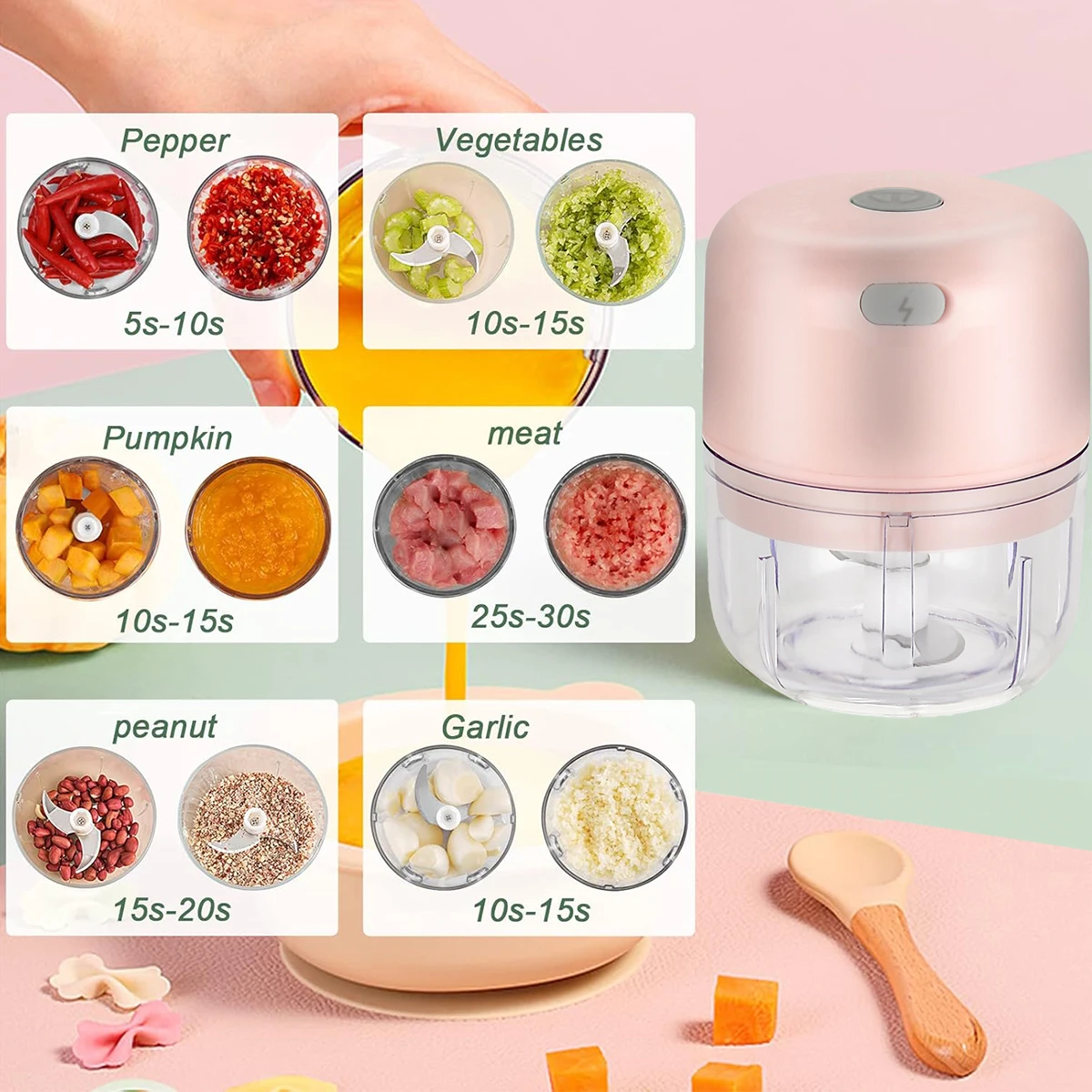 Mini robot culinaire 100ml pour viande
