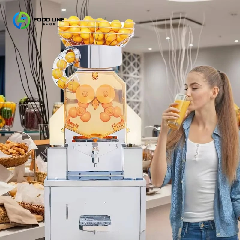 Machine automatique de fabrication de jus d'orange avec robinet : extracteur d'agrumes commercial efficace pour la fraîcheur