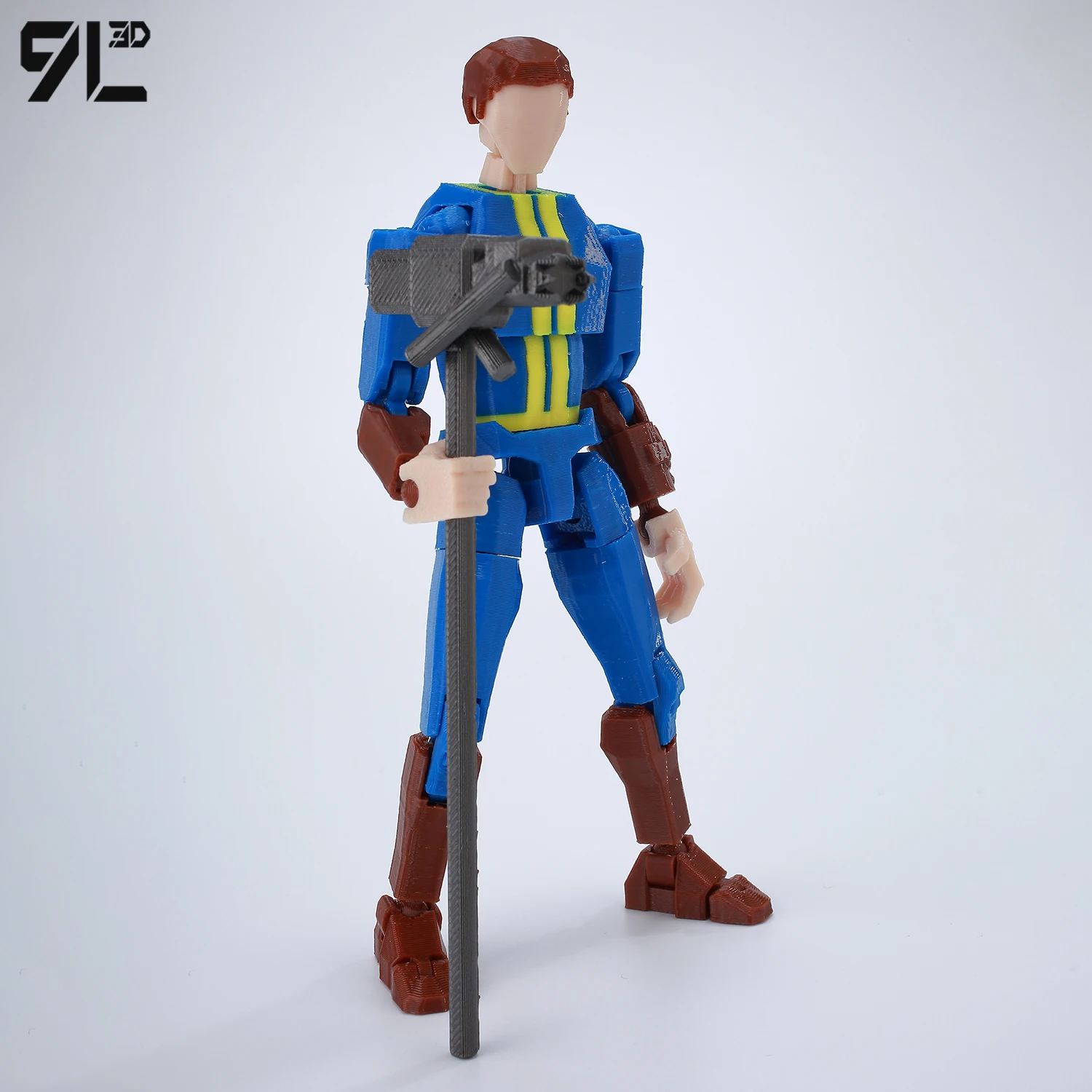  9L3D Wasteland Fallout Nate bleu costume figurines LUCKY13 T13 articulé mobile Titan13 3D imprimé Dummy13 Anime modèle jouets