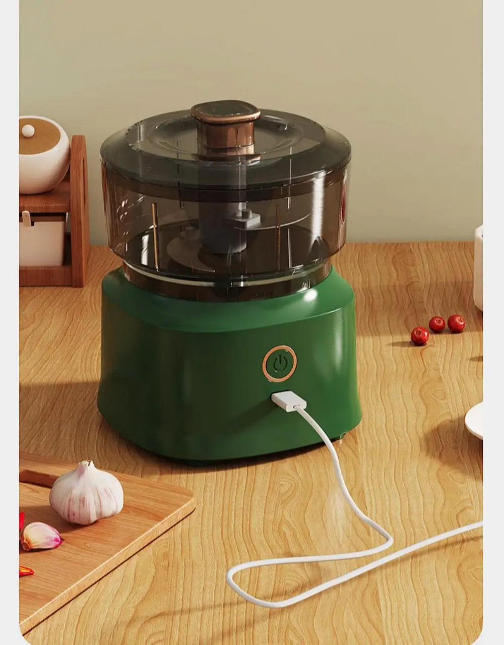 Mini hachoir électrique sans fil 350 ml