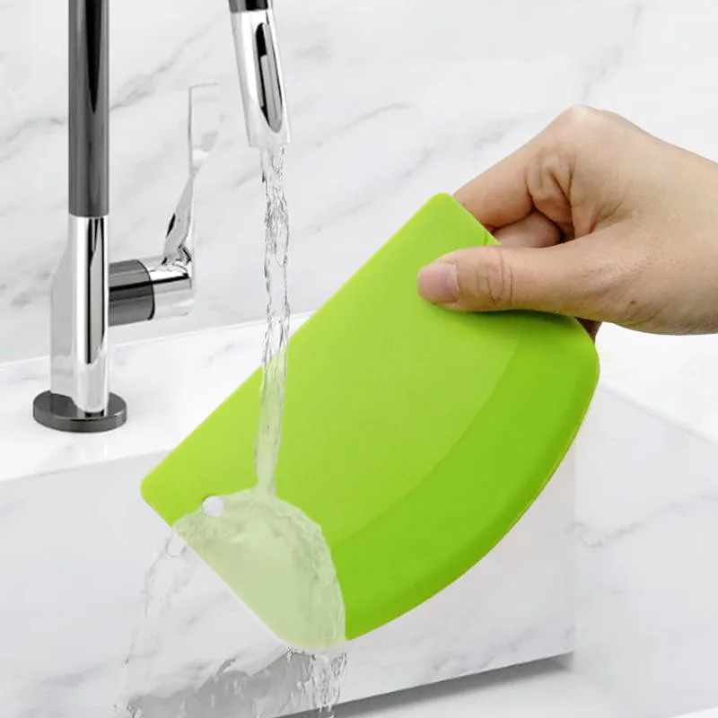 Coupe-pâte multifonctionnel et racloir à bol pour pâte à pain