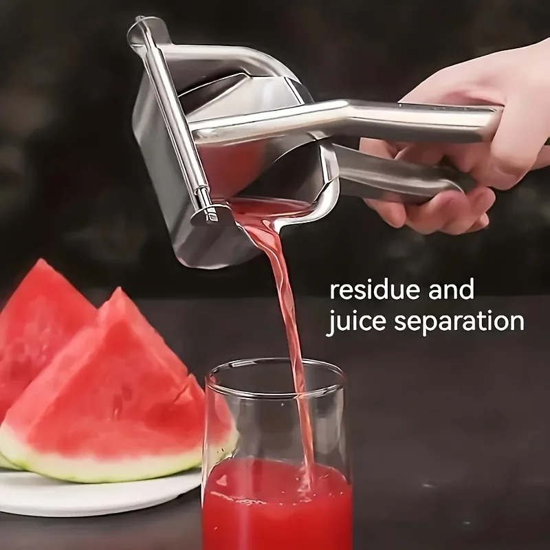 Presse-jus manuel en acier inoxydable