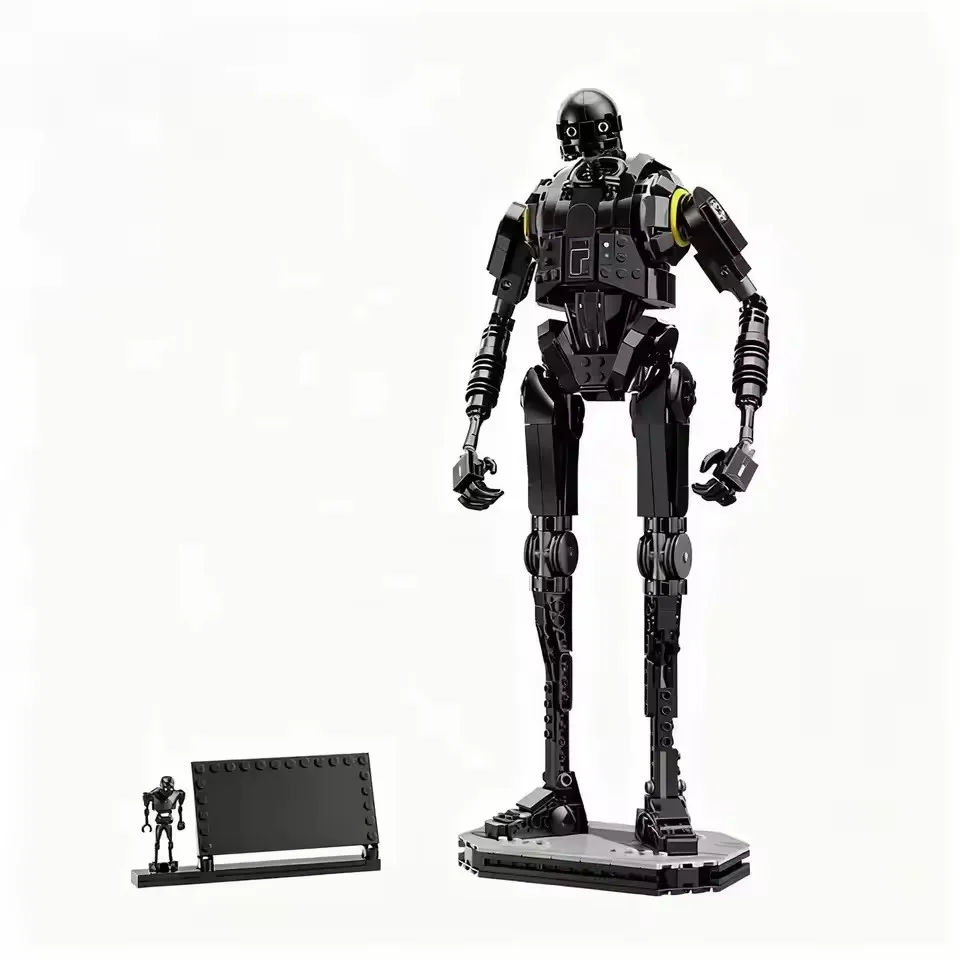 Modèle de robot de combat noir, décoration de bureau à domicile, cadeau de fête et d'anniversaire pour les collectionneurs