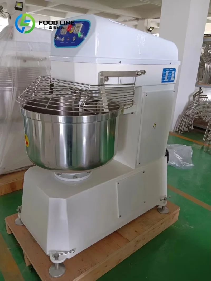 Grand mélangeur de pâte en spirale personnalisé 100L - Machine à pétrir la farine de pain de boulangerie commerciale