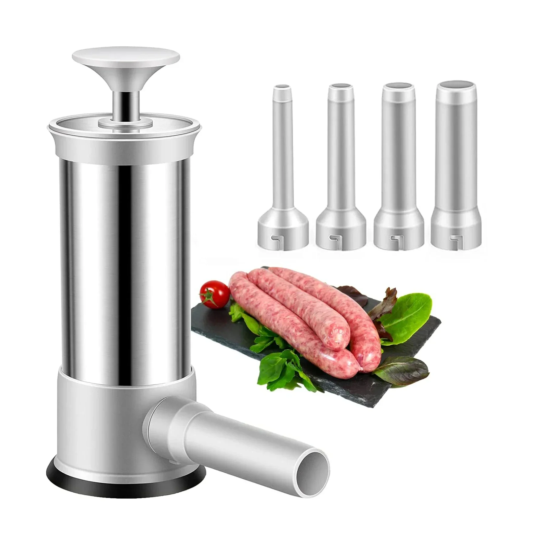 Poussière de viande de saucisse en acier inoxydable
