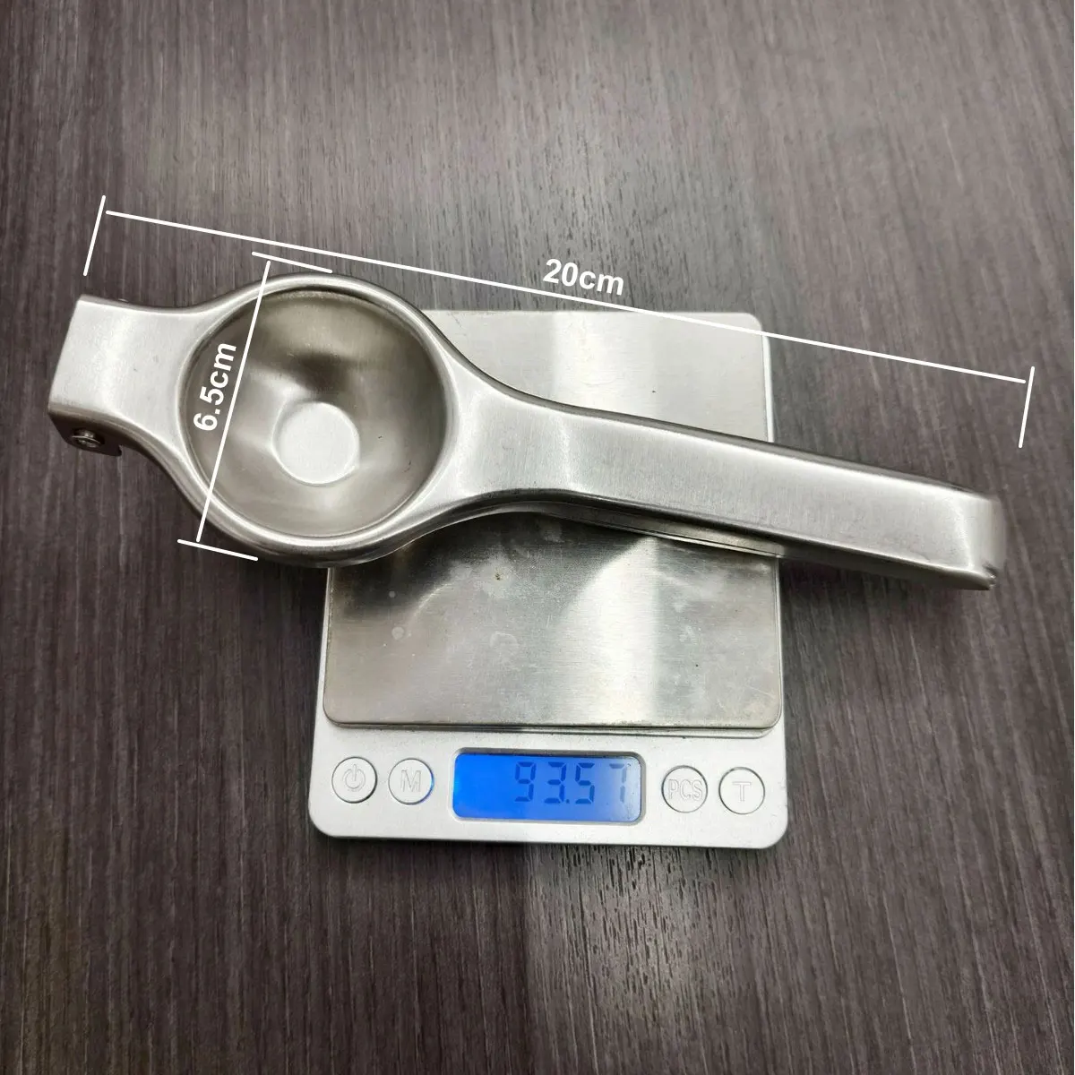 Extracteur de jus manuel en acier inoxydable