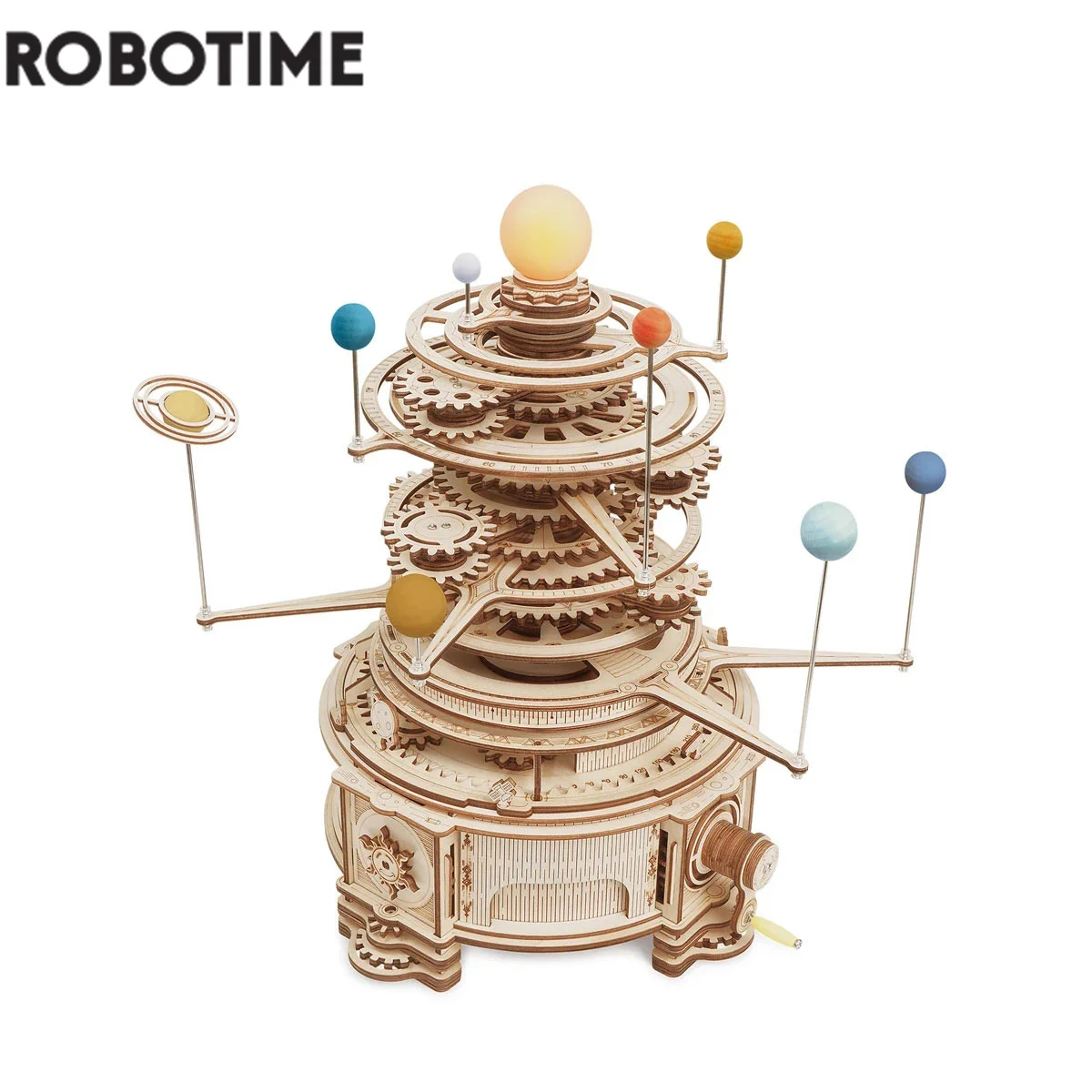 Robotime – puzzle mécanique rotatif en bois 3D, kit de blocs de construction, modèle, jouet cadeau pour adolescents et adultes, 316 pièces, ST001