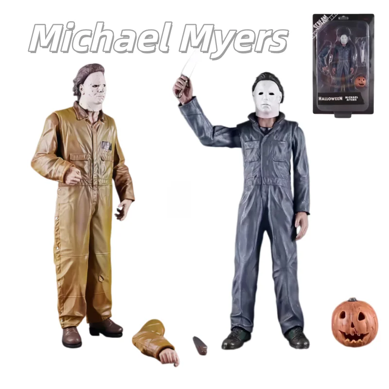 Figurine d'action ultime de 8 pouces Rob Zombie Film Michael Myers Scream Greats, collection de jouets d'horreur, modèle, cadeaux de Noël