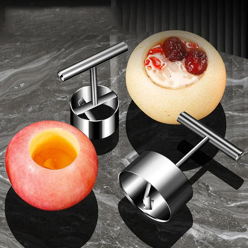 Pelle à noyau de fruits en acier inoxydable