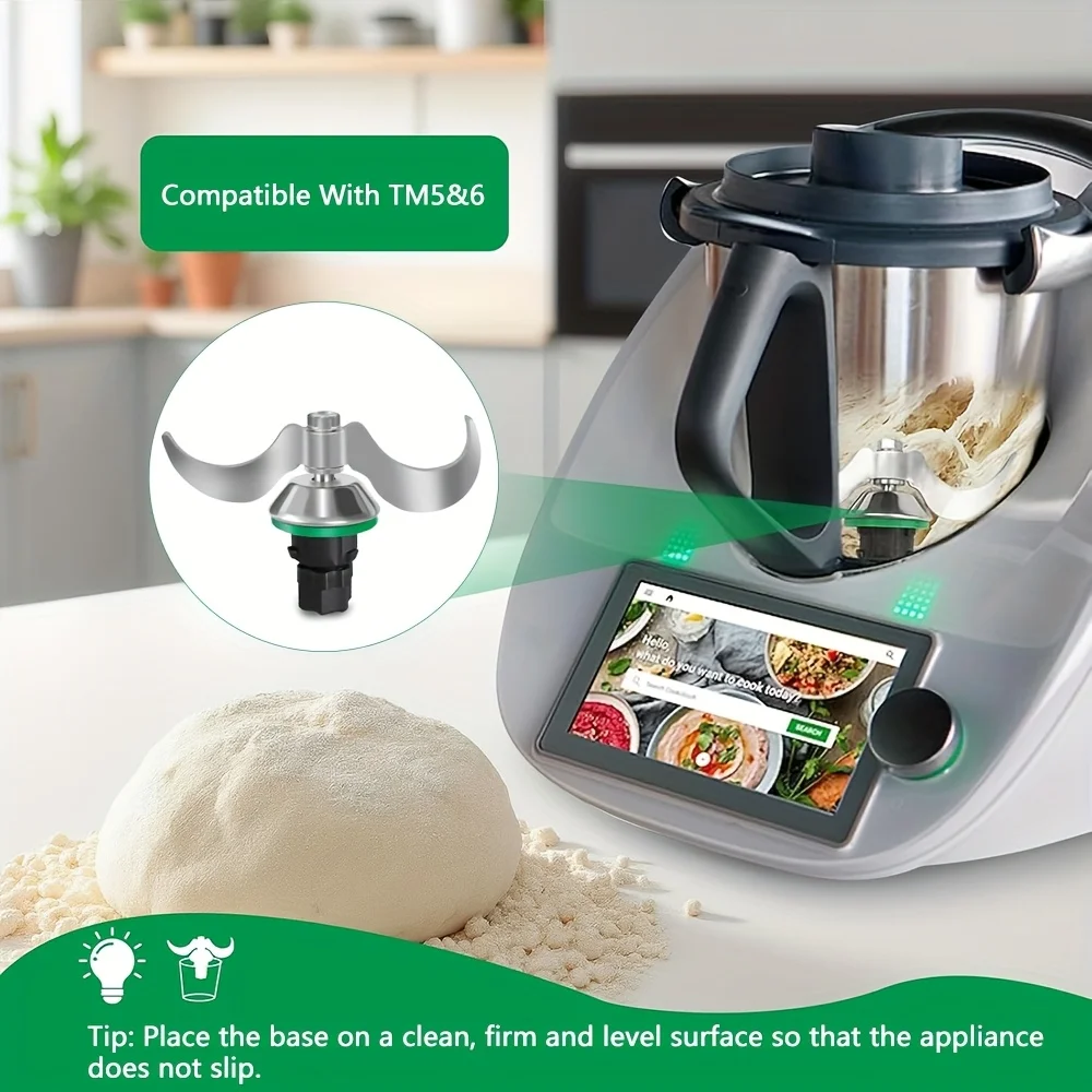 Couteau à pâte pour Thermomix TM6/TM5 - Lame de mélange de rechange. Compatible