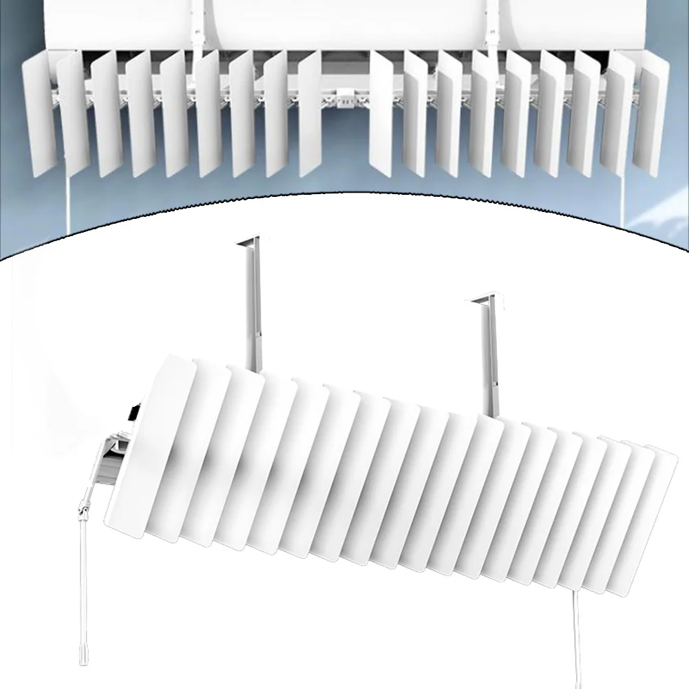 Déflecteur de climatisation à ailettes réglables pour le contrôle de la direction et de la température de l'air, installation facile