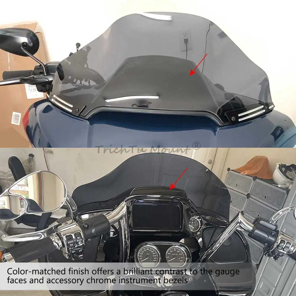 Kit de conduits d'air réglables en ABS pour carénage interne de moto Harley Road Glide Ultra CVO/SE Limited Special FLTRX FLTRXS 2015-2025