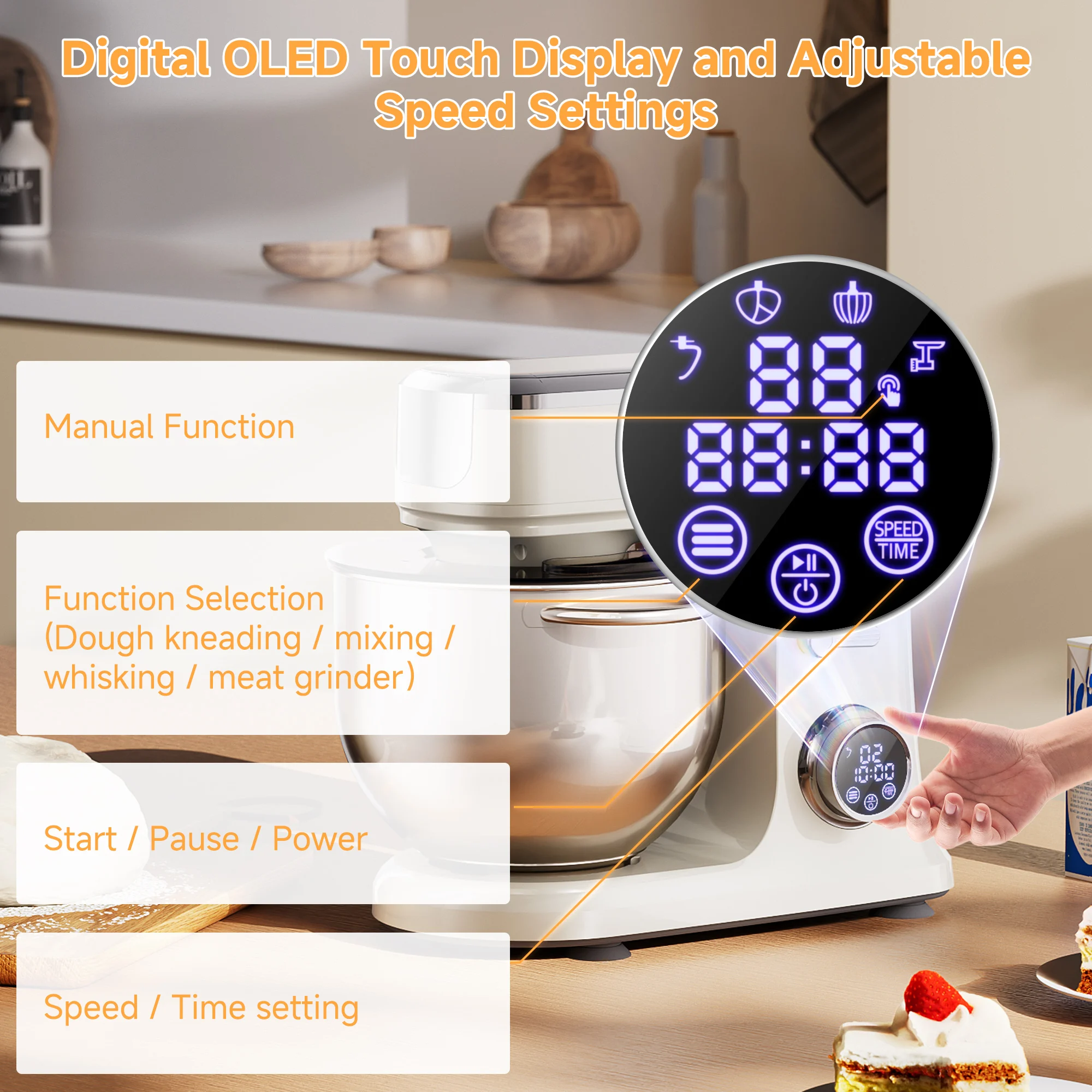 Robot pâtissier BioloMix 7L pour la pâtisserie