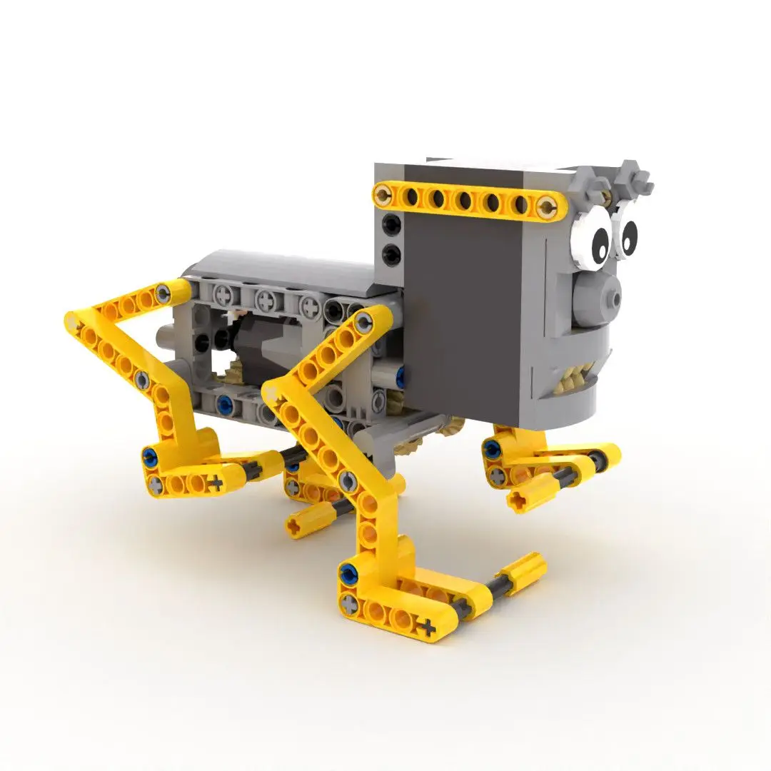 Blocs de construction de chien robotisé motorisé, modèle MOC, jouets robotiques techniques, jouets éducatifs pour étudiants