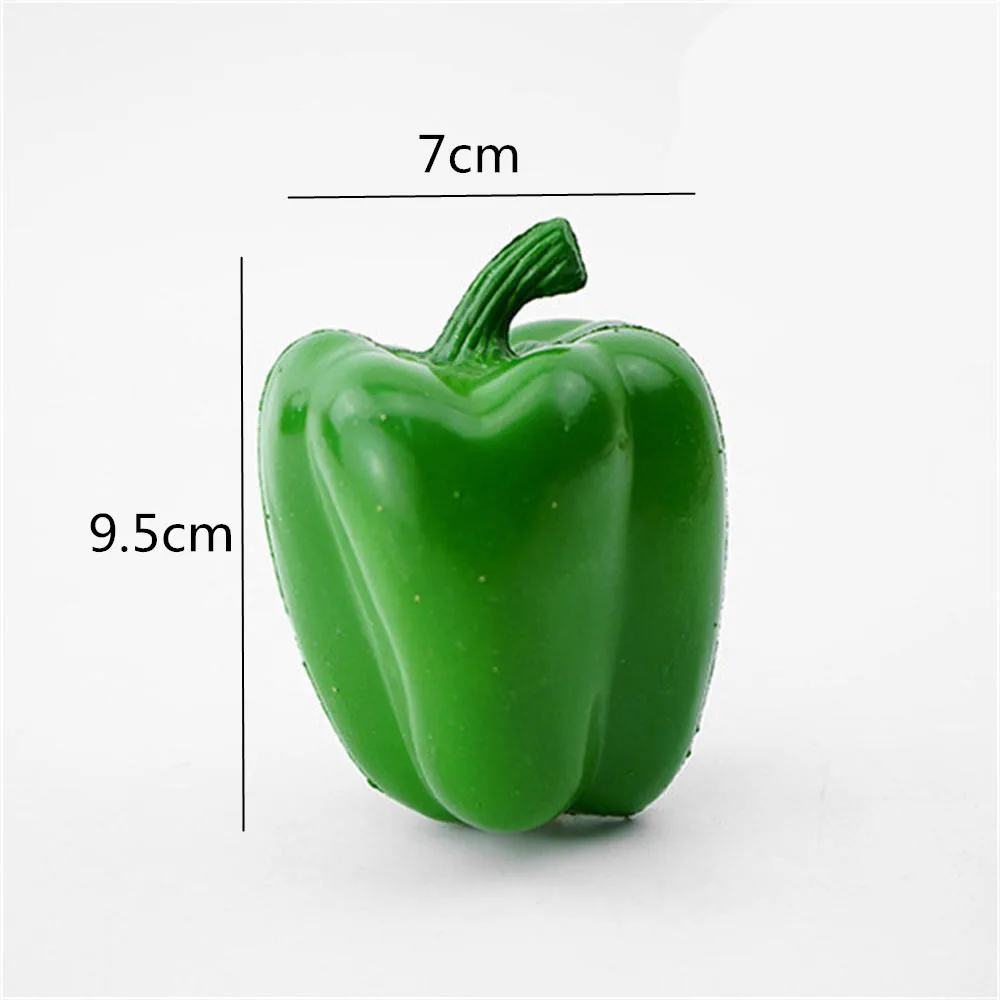 Simulation artificielle de légumes alimentaires, modèle de faux poivre, carotte, maïs, fruits, accessoires de photographie pour chambre, décoration murale suspendue pour la maison