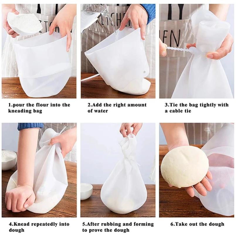 Sac de pâte à pétrir magique en Silicone