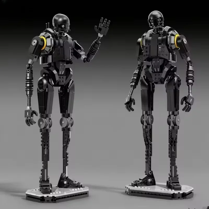 Modèle de robot de combat noir, décoration de bureau à domicile, cadeau de fête et d'anniversaire pour les collectionneurs
