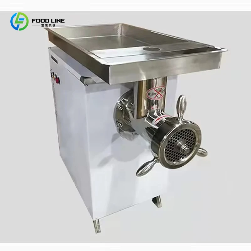 Grand hachoir à viande commercial en acier inoxydable