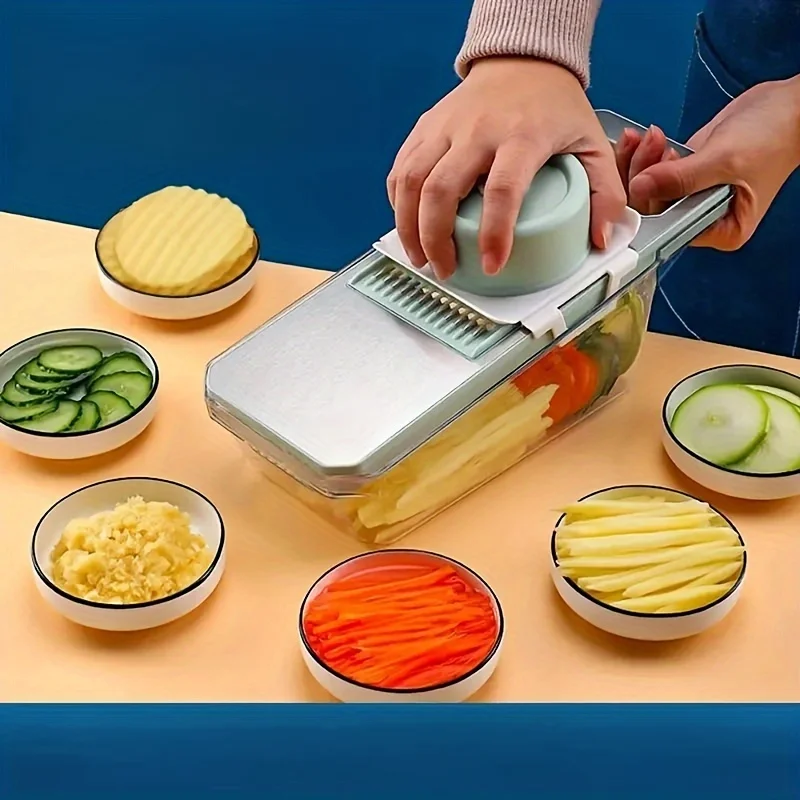 Essentiels de cuisine : Hachoir à légumes multifonctionnel en acier inoxydable