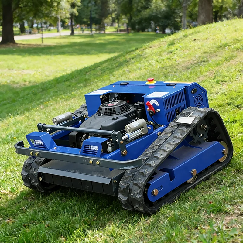 Robot tondeuse télécommandé personnalisé, largeur de coupe 550 mm, zéro-turn, pour l'entretien forestier et le jardin