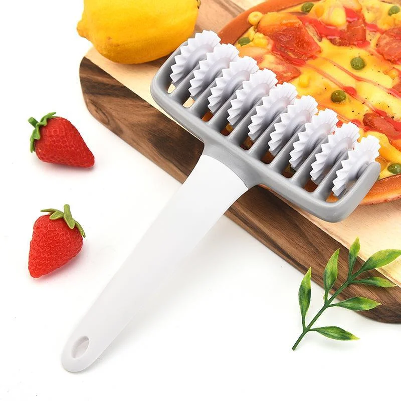 Roue de coupe à Pizza multi-motifs et rouleau de pâte à pâtisserie
