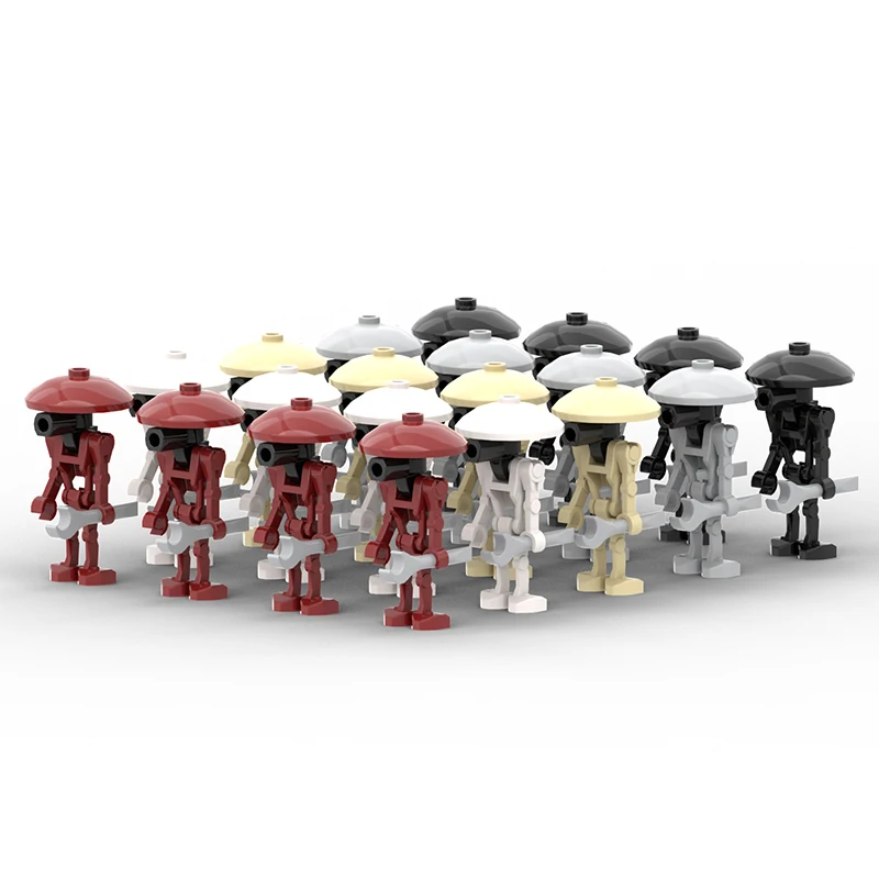 MOXXI MOC personnage de film planète guerre créature militaire Robots bricolage modèle bloc de construction Kit pour ensembles jouets pour adultes pour enfants cadeau