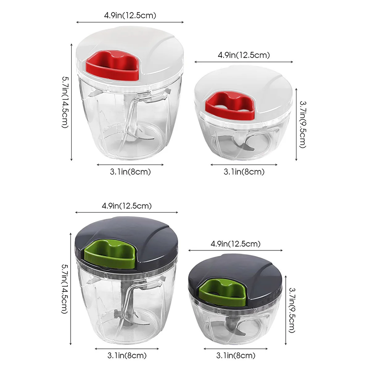 Hachoir alimentaire manuel 600/1000ml