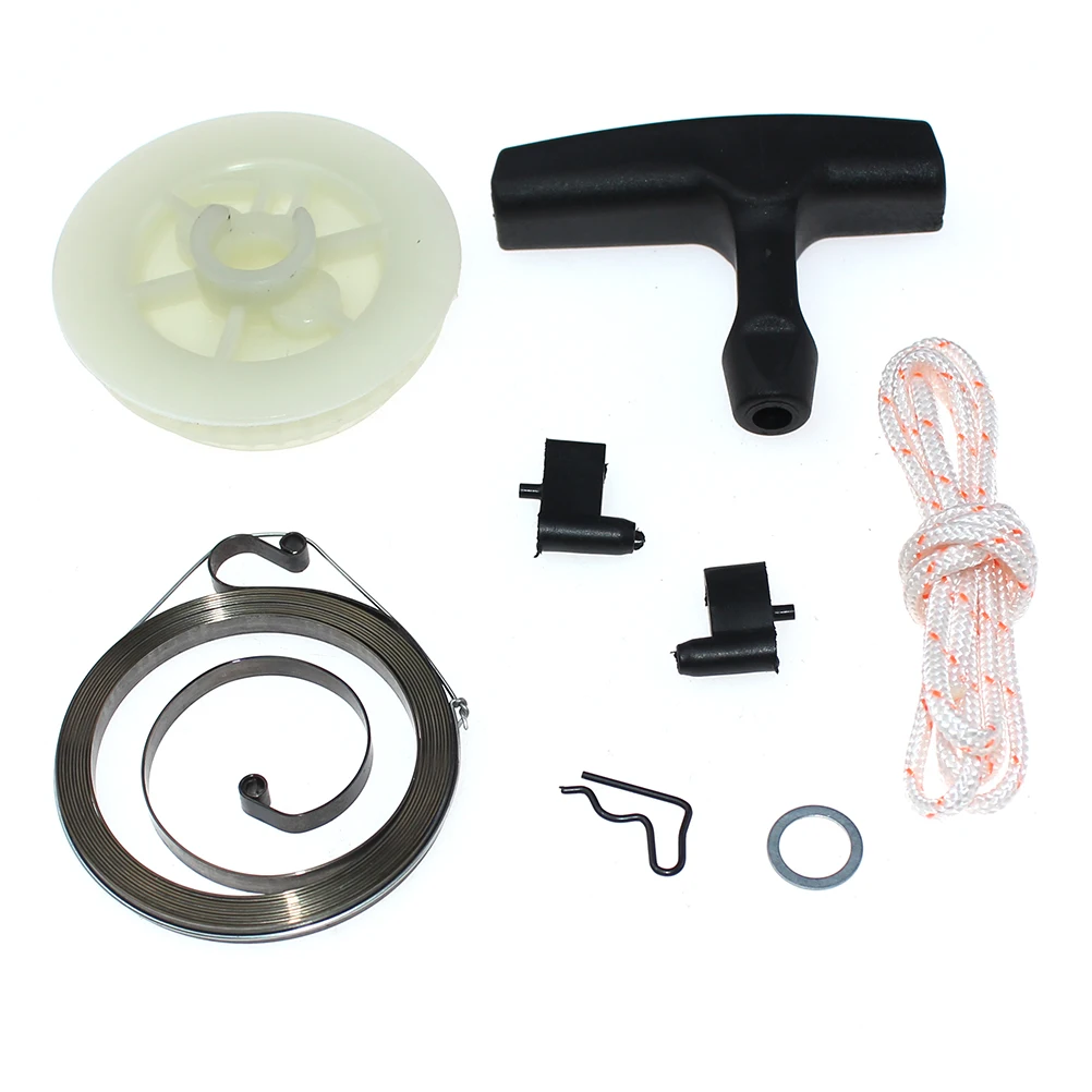 Poignée de démarreur, corde de démarreur, poulie de démarreur, ressort de rembobinage, poinçon pour Stihl 017 018 019T 020 020T 021 023 025 MC200 MS170 MS171