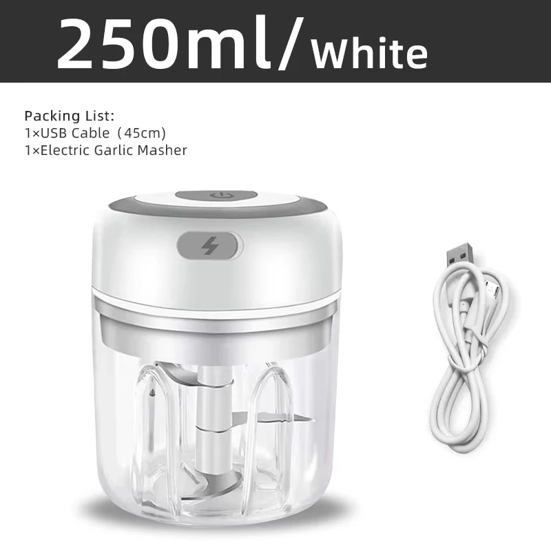 Hachoir à ail électrique 250ML