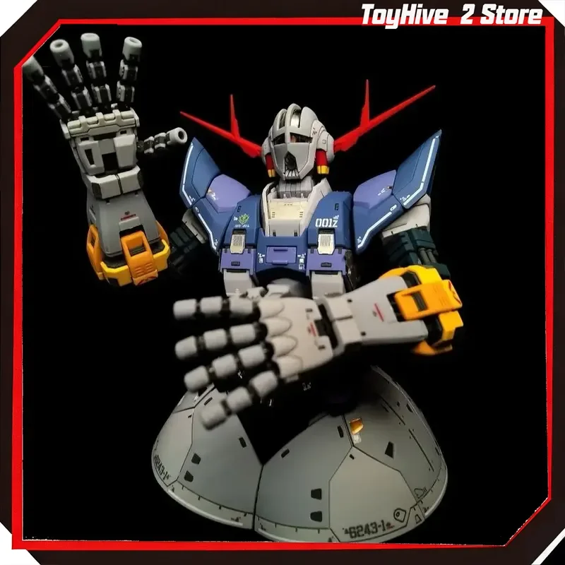 【En stock】 Kit de modèle de robot GG Model RG 1/144 MSN-02 Zeong, figurine d'action avec pièces à effets, base d'affichage, jouet cadeau, nouveau produit