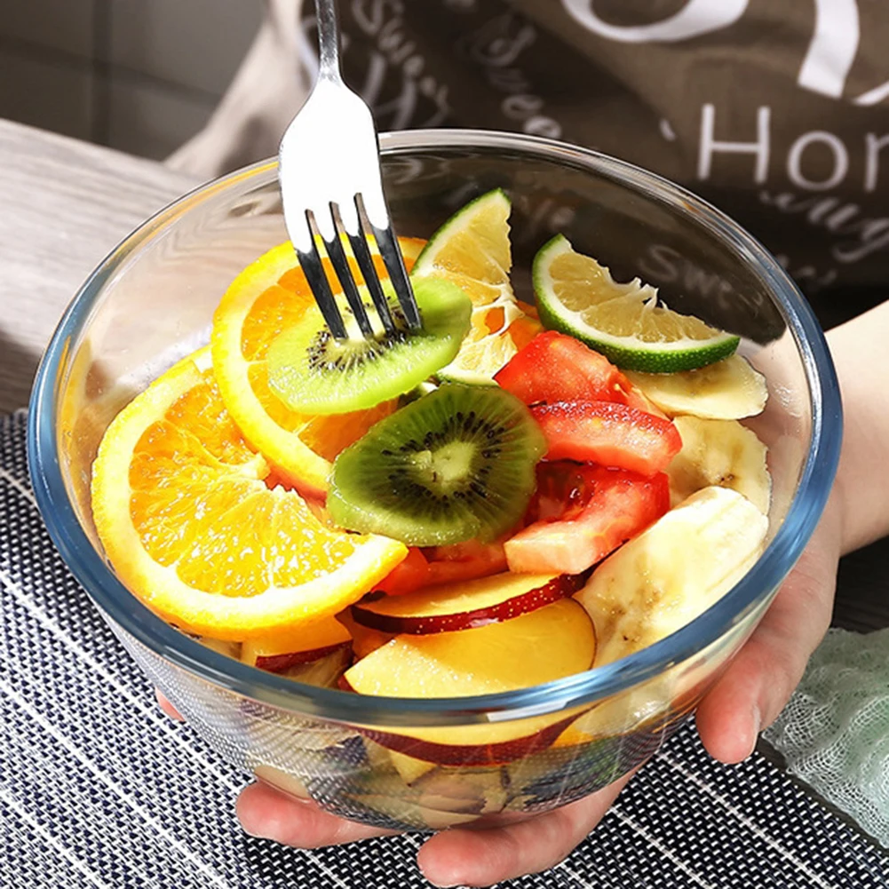 Grand bol à salade en verre
