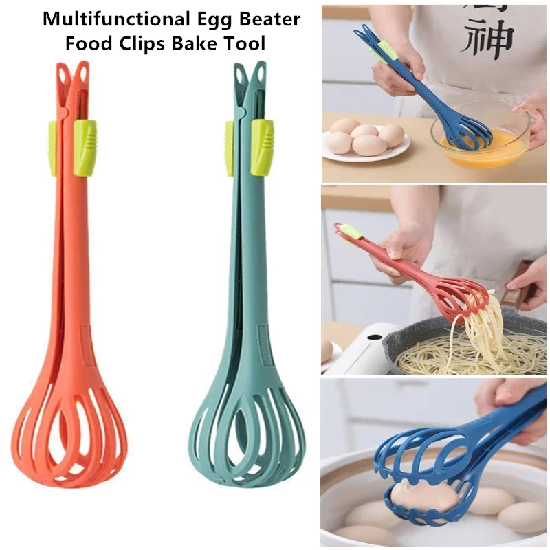 1 pièce Batteur à œufs manuel multifonctionnel et mélangeur à clipser pour la pâtisserie
