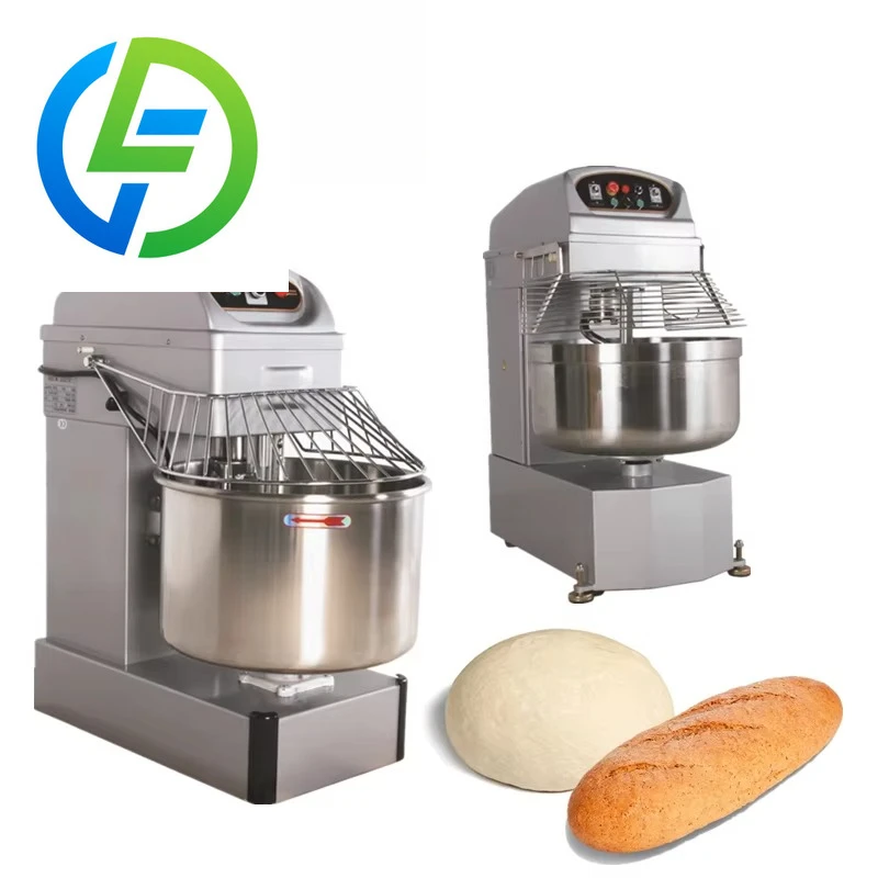 75kg 50kg 40kg 32kg 25kg 20kg CE Machine à pétrir commerciale pain français farine de manioc mélangeur de pâte en spirale intelligent à vendre prix