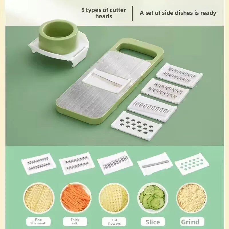 Essentiels de cuisine : Hachoir à légumes multifonctionnel en acier inoxydable