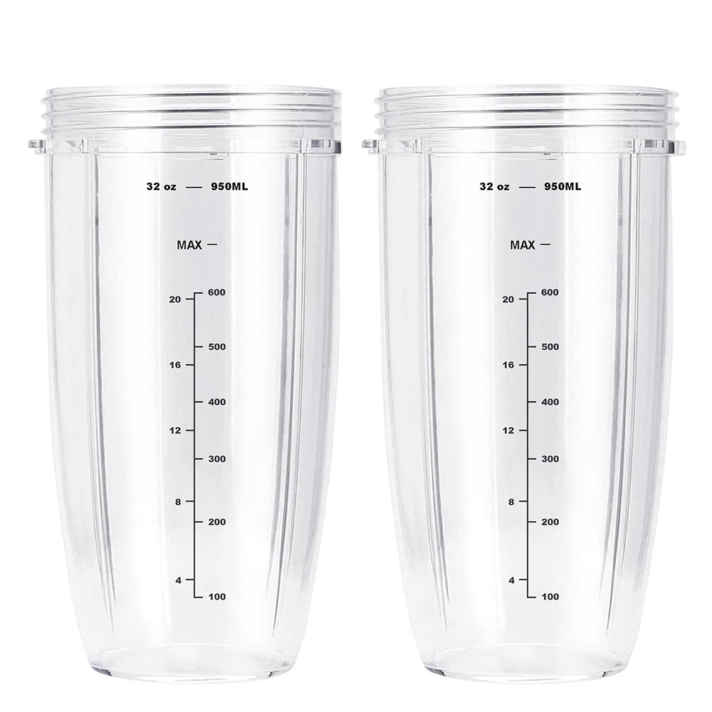 Paquet de 2 gobelets de mélangeur pour tasse de jus Nutribullet