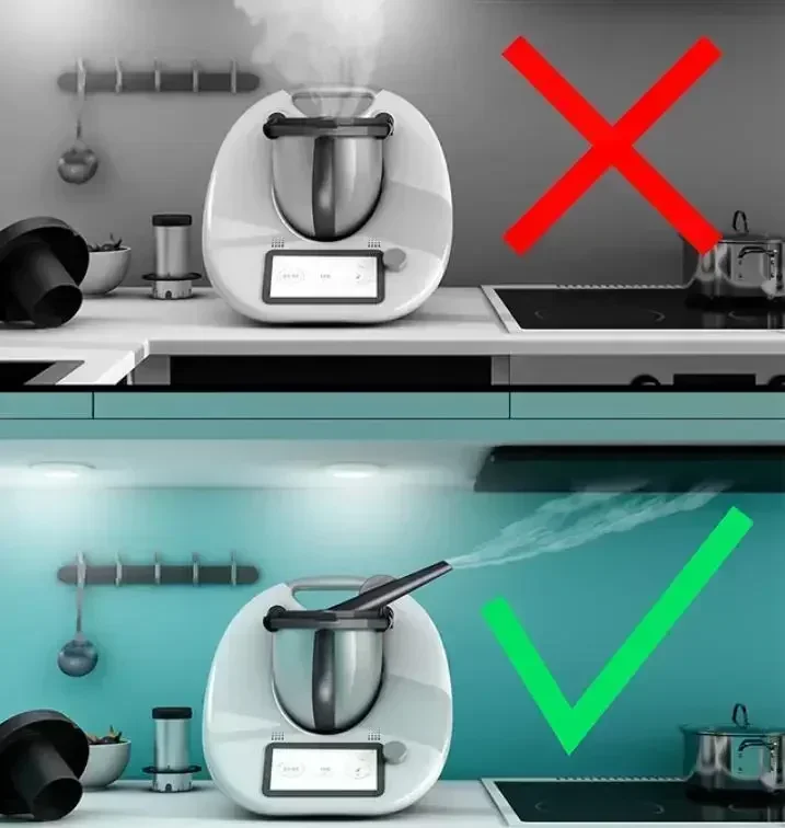 Déviation vapeur pour Monsieur Cuisine Connect Smart Trend/Thermomix TM6 TM5 TM31