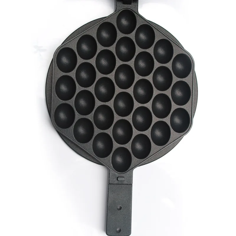 Commercial QQ oeufs bulle boule cuisson gaufrier fer Hongkong gaufre Eggette moule gâteau
