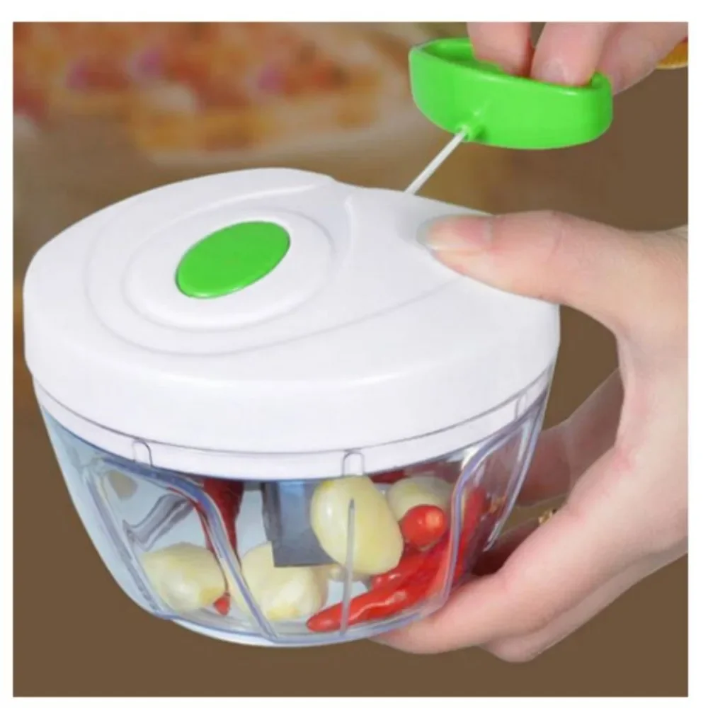 Haute qualité manuel corde alimentaire hachoir à main processeur Silcer broyeur salade fabricant ail oignon trancheuse Cutte accessoires de cuisine