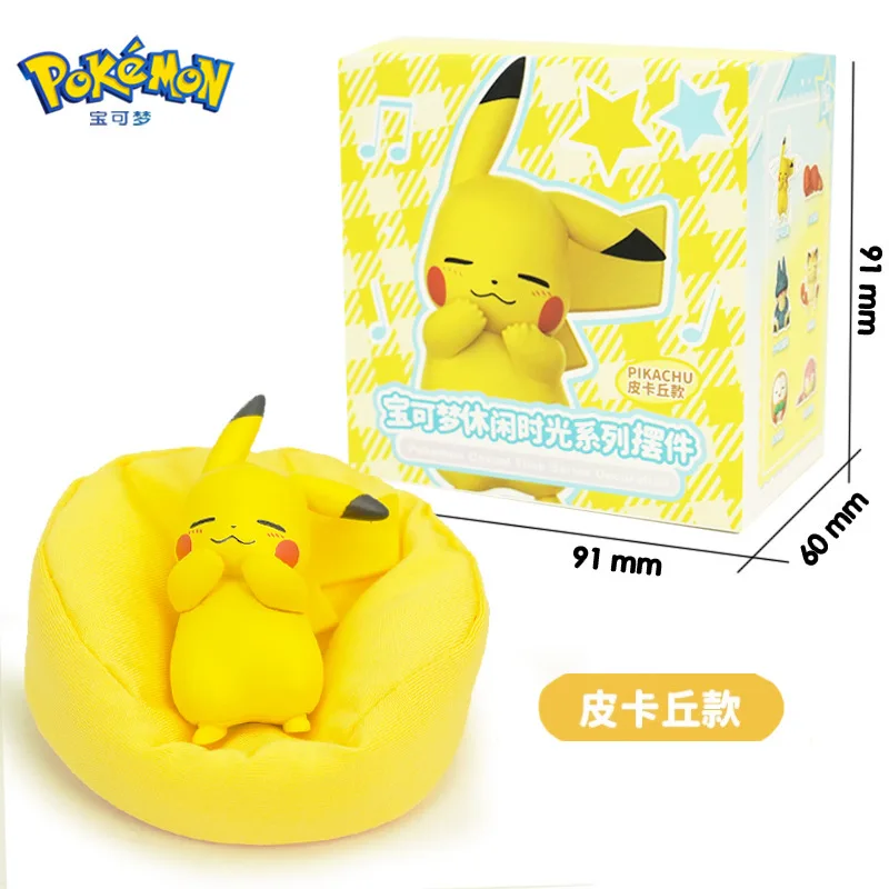 Figurines d'anime Pokemon, jouets Pikachu, modèle Charmander Psyduck Squirtle Jigglypuff Bulbasaur Kawaii, poupées à collectionner, cadeau pour enfants