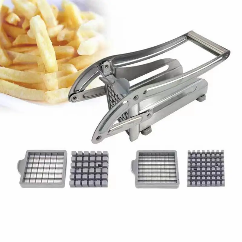 Éminceur en acier inoxydable pour une découpe facile des frites et des légumes en cuisine